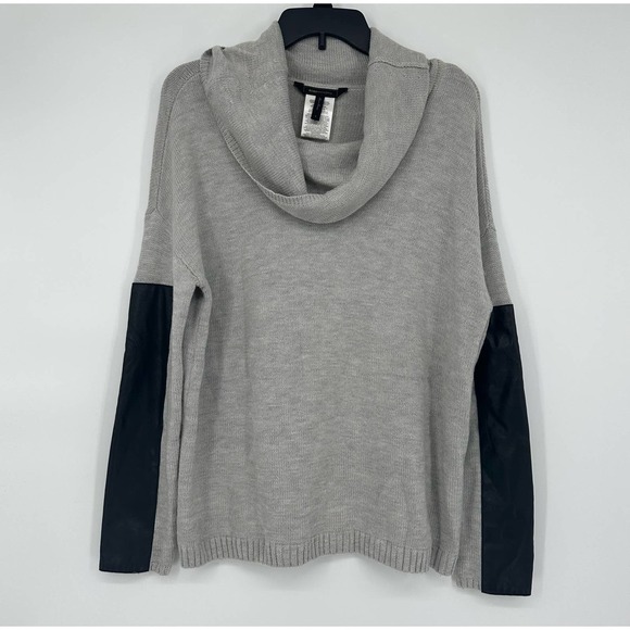 BCBGmaxazria Melodi Color-Blocked Asymmetrical Pullover sweater size S - Picture 4 of 10